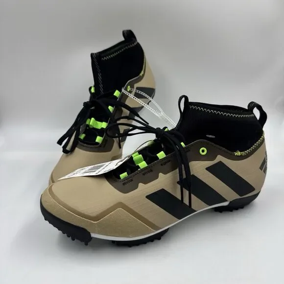adidas gazelle silver green womens adidas Unisex The Gravel Cycling Shoes, Core Black